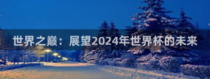 2026世预赛赛程:世界之巅:展望2024年世界杯的未来